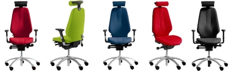 Rh Logic 400 Ergonomic Task Chairs, Part of the Chalmer's Study, Scandinavian Business Seating